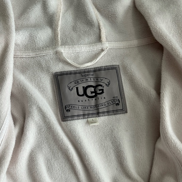 NWOT - UGG Women’s Hooded Fleece Robe - Size L - Picture 3 of 4